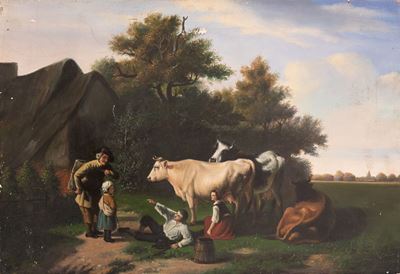 Paesaggio con Pastori e Armenti