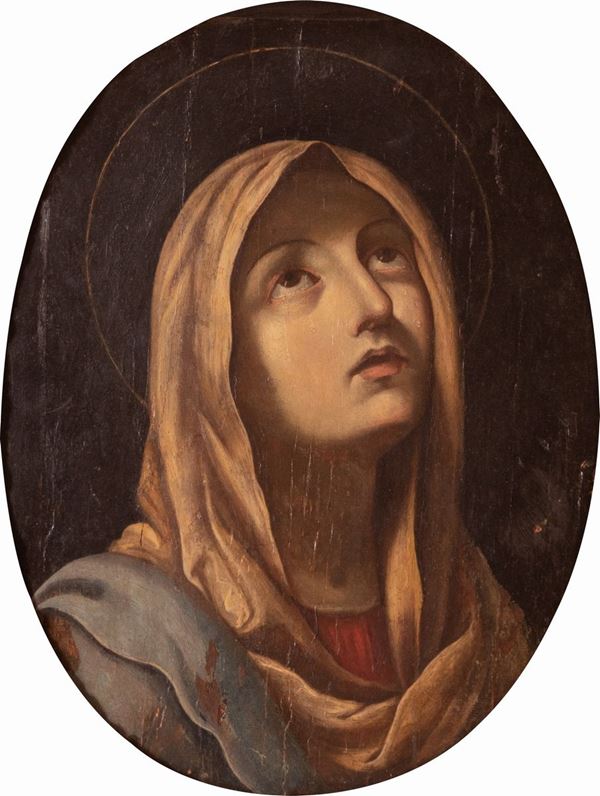 Scuola Emiliana XVII secolo - Madonna addolorata