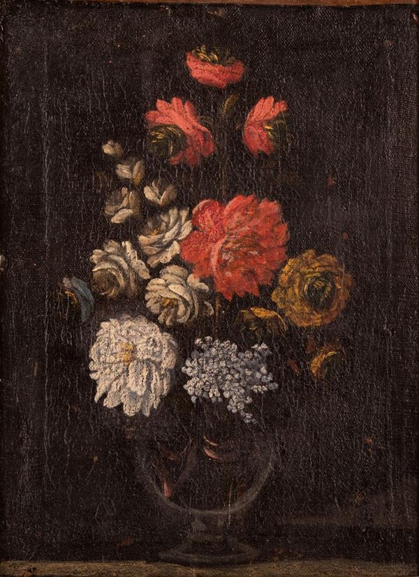 Scuola dell'Italia centrale del XVIII secolo - Vaso di fiori