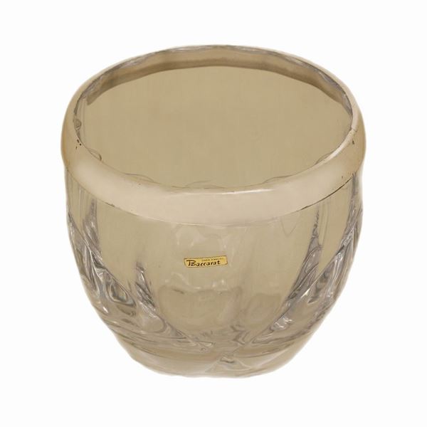 Portaghiaccio "Copie Ancient Baccarat" bordata in argento  (XX secolo)  - Auction Old Masters: Dipinti e Arredi Antichi dal XVI al XIX secolo (Sessione II) - II - Gliubich Casa d'Aste
