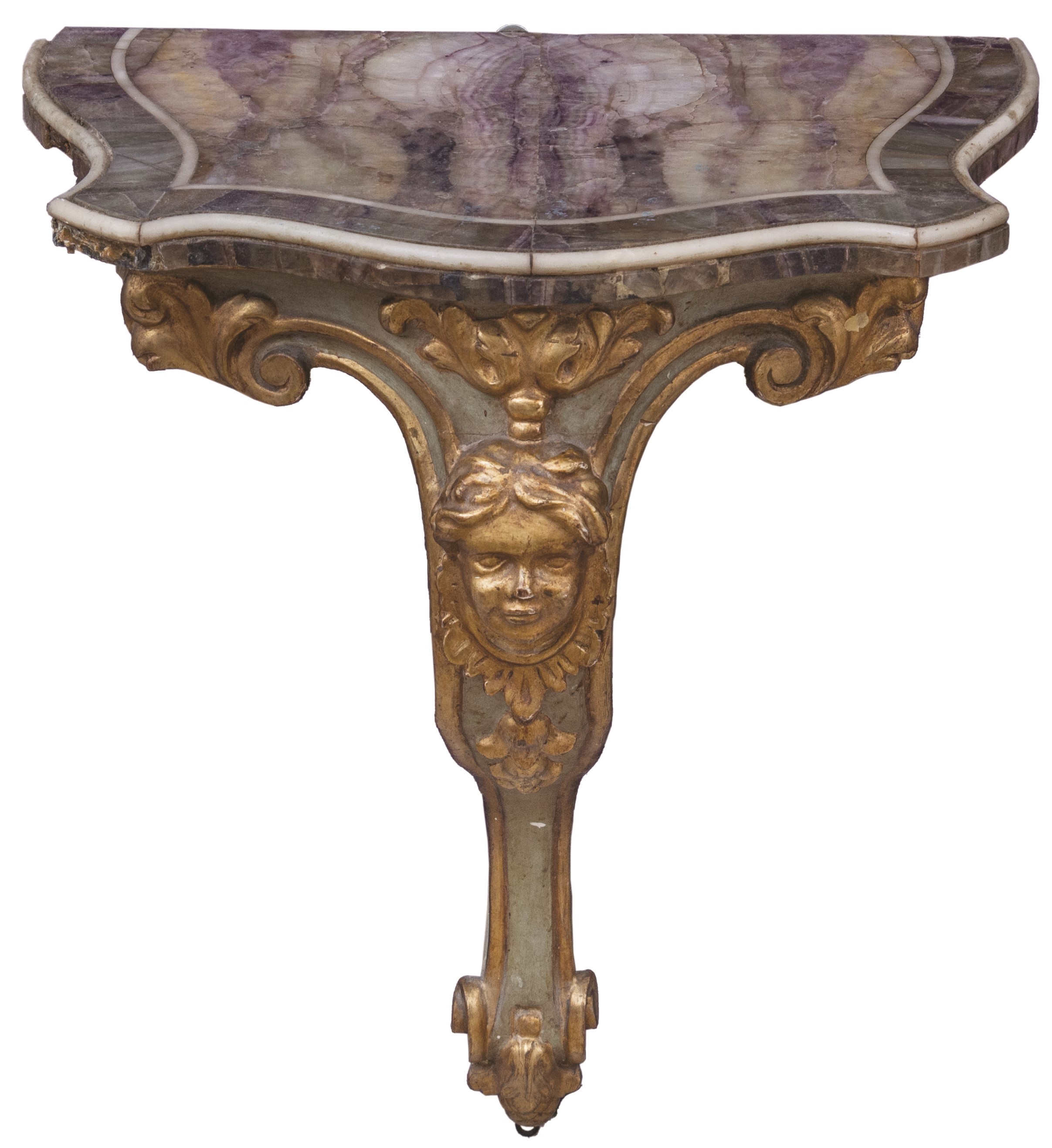 Coppia di consolle da muro