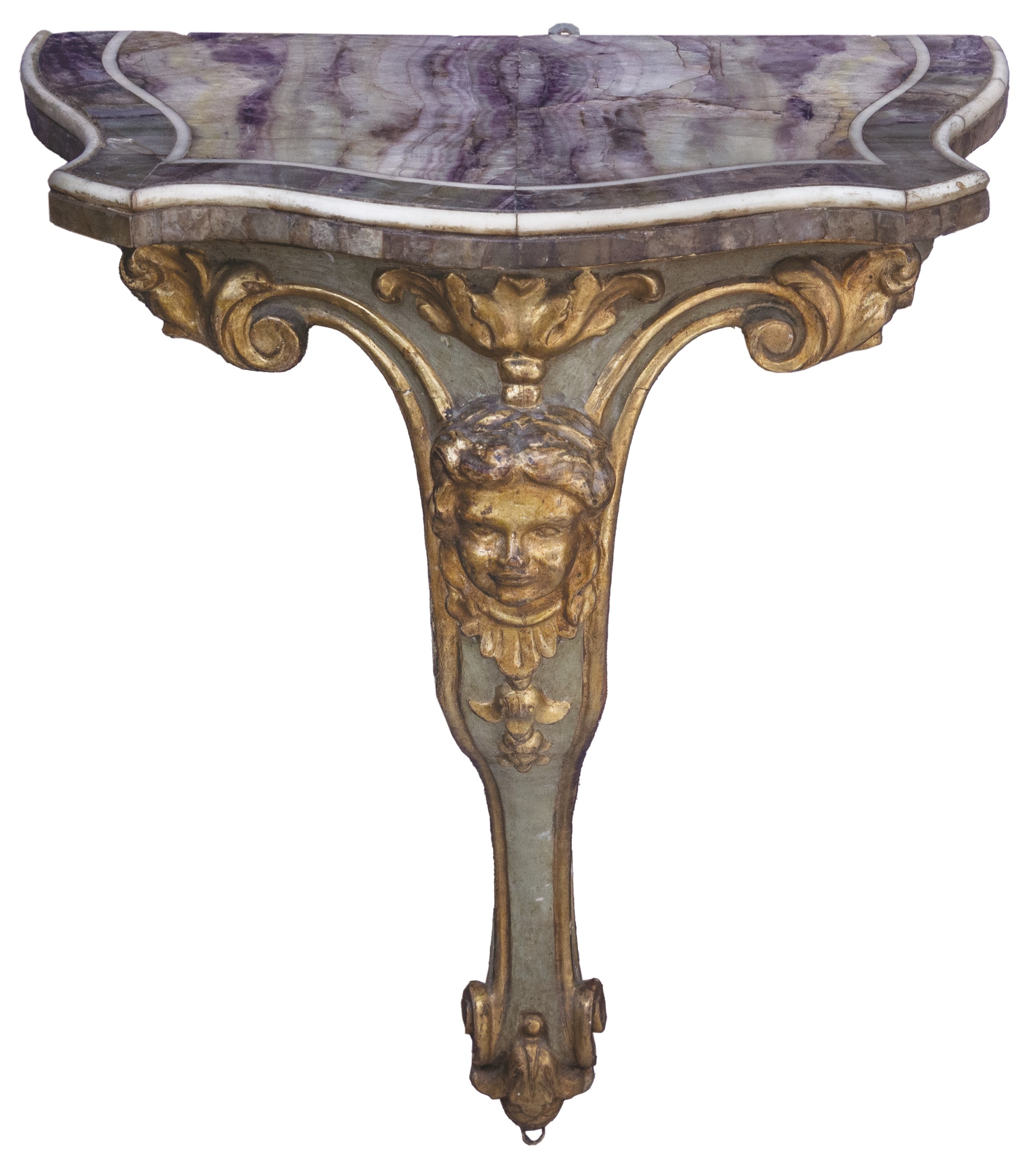 Coppia di consolle da muro