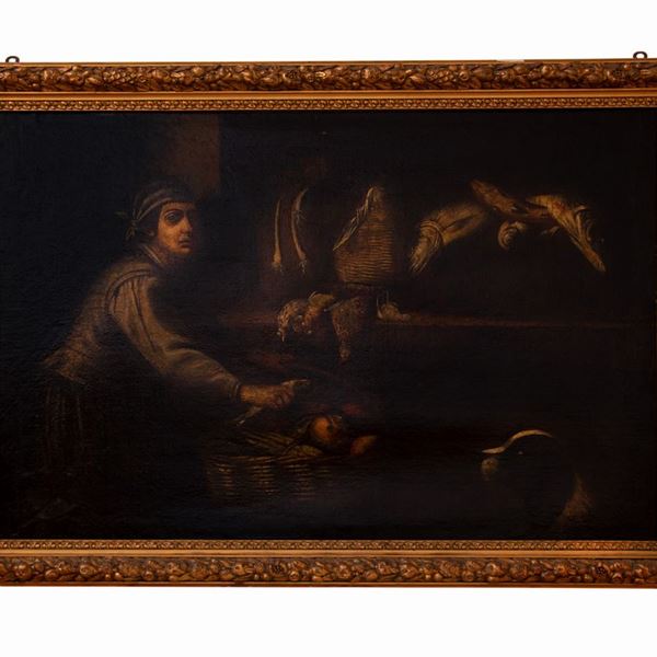 Giacomo Francesco  Cipper - Il banco del pesce