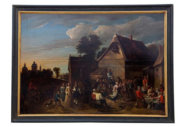 David Teniers II - Festa di paese fiammingo