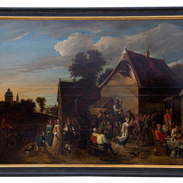 David Teniers II - Festa di paese fiammingo