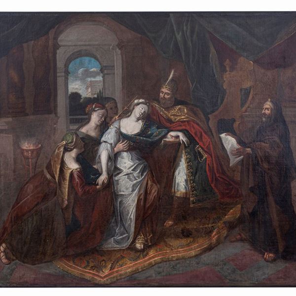 Charles-Antoine Coypel - Lo svenimento di Ester