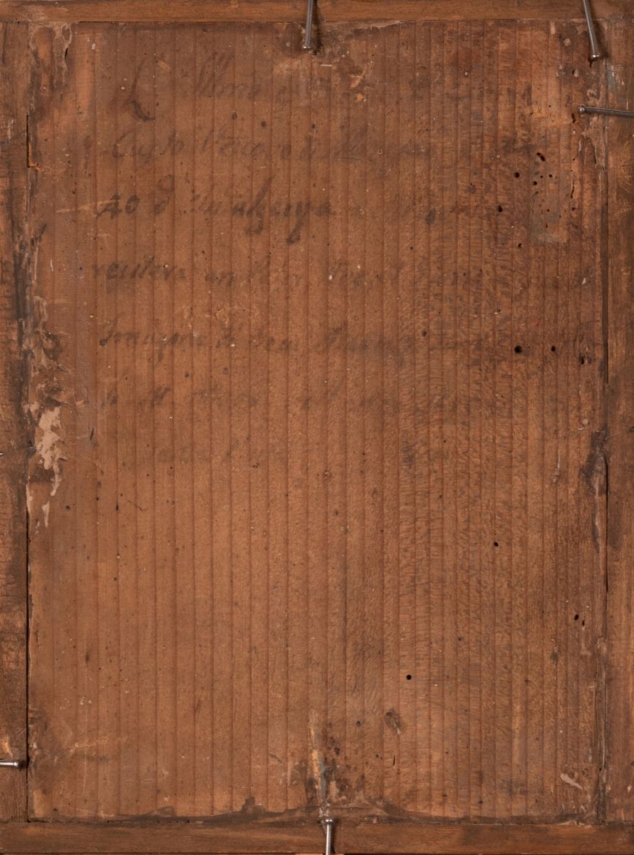 Scuola Romana XVIII Secolo - Coppia di Dipinti Raffiguranti "riposo dalla Fuga in Egitto" e "mado...