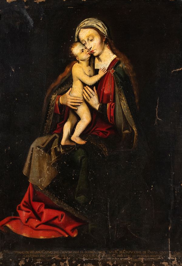 Ambrosius Benson - Madonna con Gesù Bambino in braccio