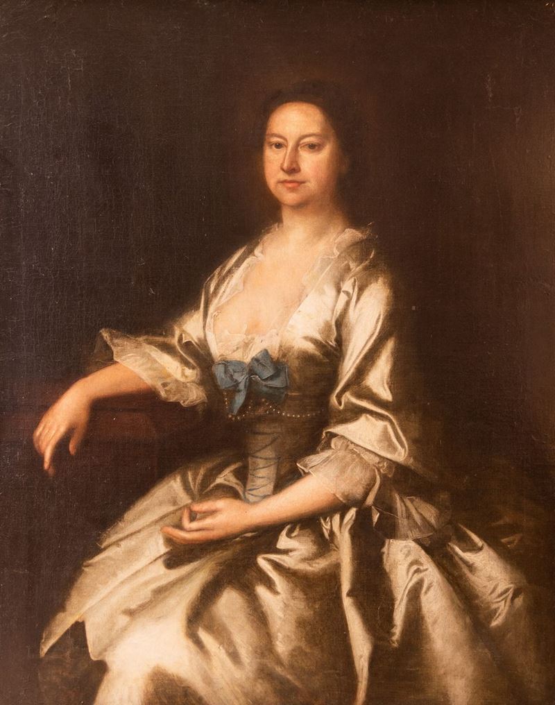 Scuola Inglese del XVIII Secolo - Ritratto di Dama