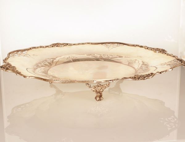 Centrotavola in argento 800/000  - Auction Asta 19: Oggetti d'arte, argenti e dipinti antichi - Gliubich Casa d'Aste