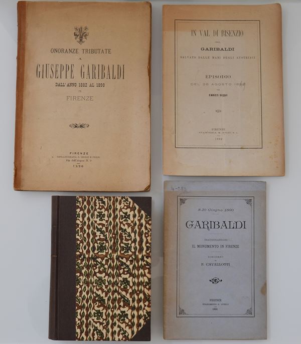 Lotto di quattro volumi su Garibaldi, comprende: