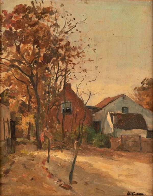 Pieter Cornelis Koot - Scorcio di villaggio