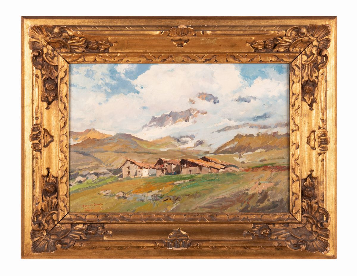 Romolo Leone - Paesaggio Alpino