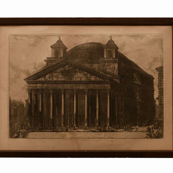 Incisione di Piranesi Pantheon