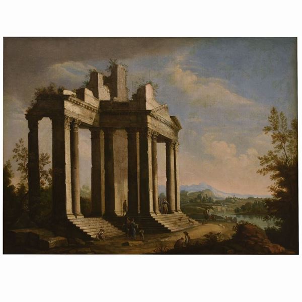 Gaetano Vetturali - Capriccio architettonico 