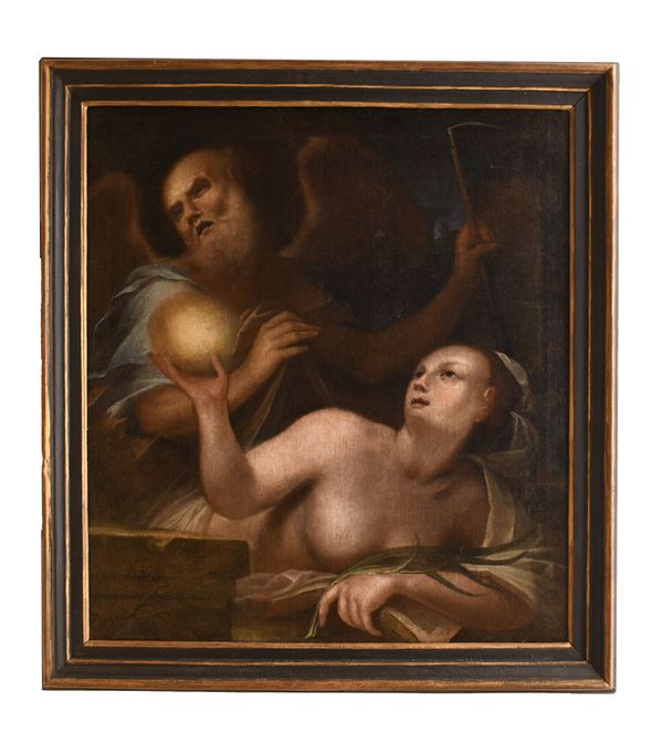 Pittore italiano del XVII secolo - La Verità svelata dal Tempo
