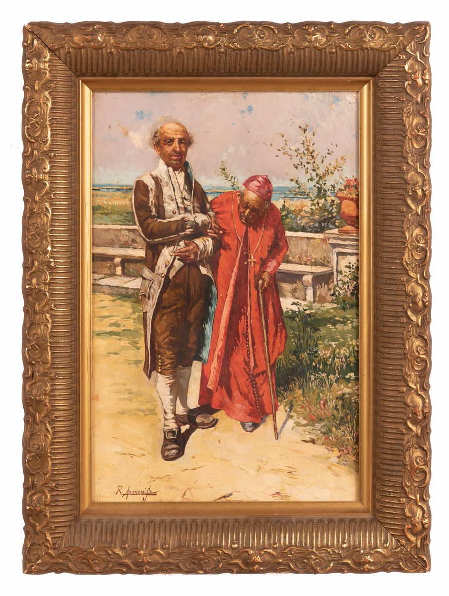 Raffaele Armenise - Passeggiata con il Cardinale