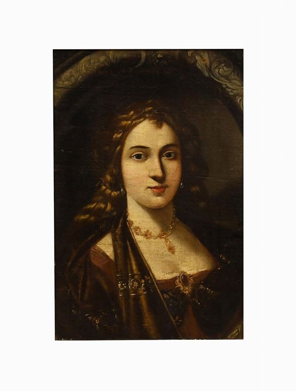 Pittore dell'Italia centrale della fine del XVII secolo - Ritratto di nobildonna