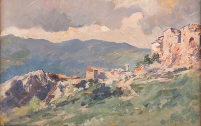 Veduta di Paesaggio Montano