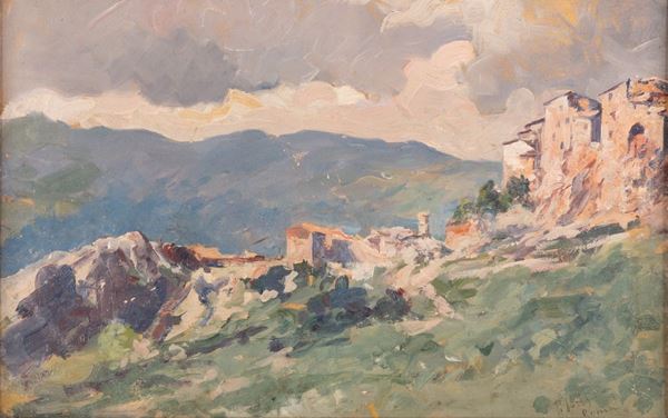 Pio Joris - View of a mountain landscape 
