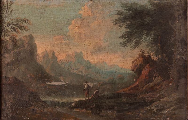 Alessio De Marchis - Paesaggio con Figure