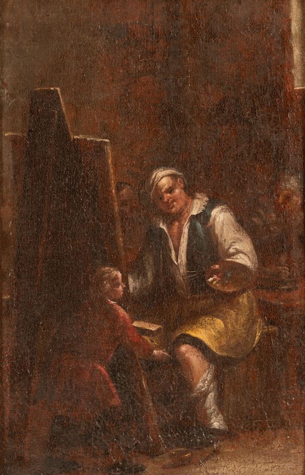 Giuseppe Maria  Crespi - Atelier del pittore
