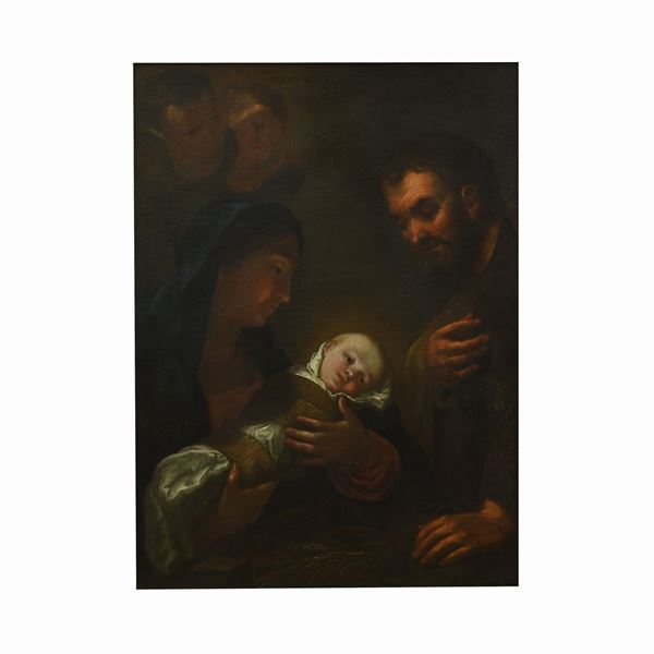 Pittore veneto della prima met&#224; del XVIII secolo - Sacra Famiglia