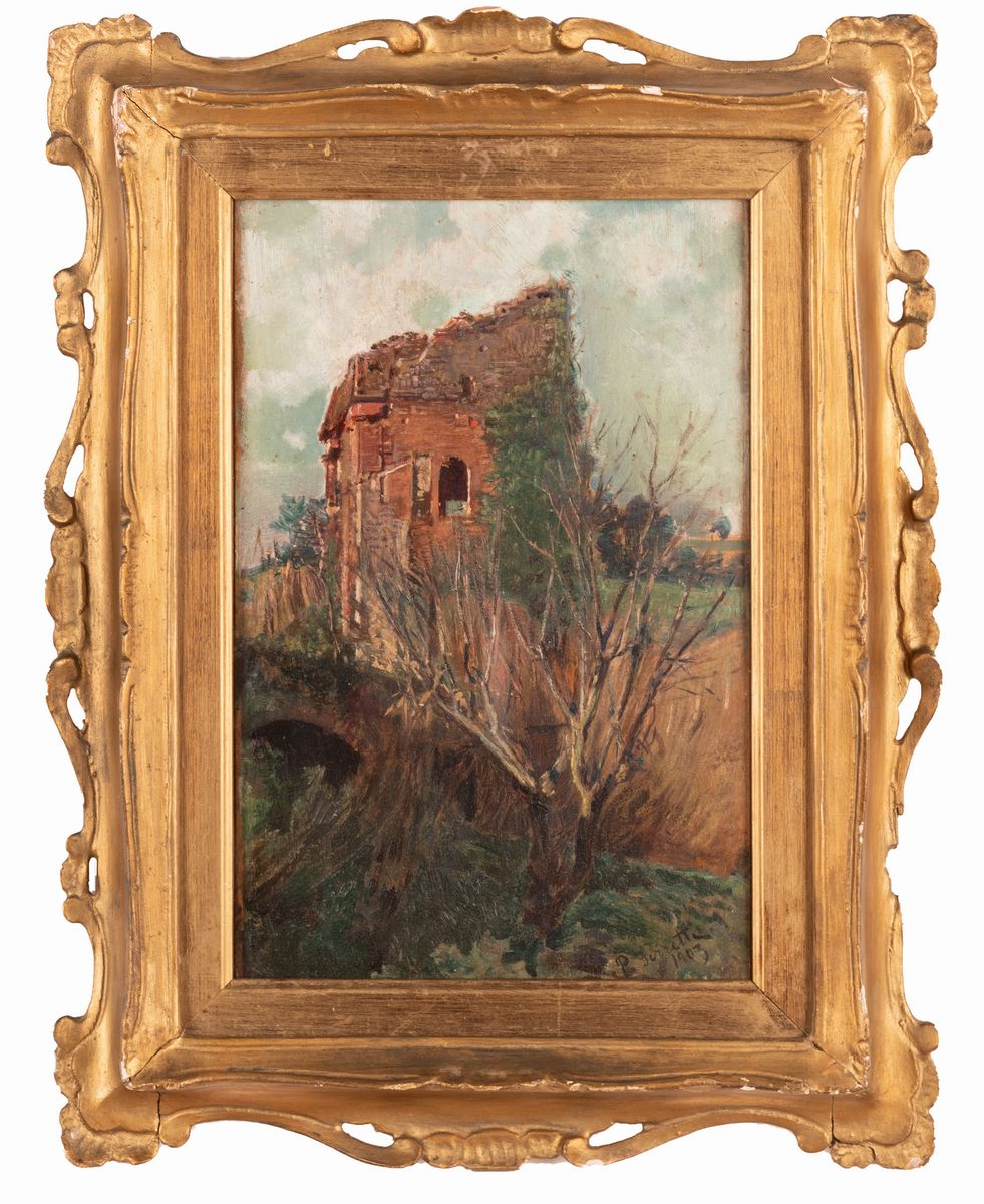 Paolo Ferretti - Paesaggio con Rudere
