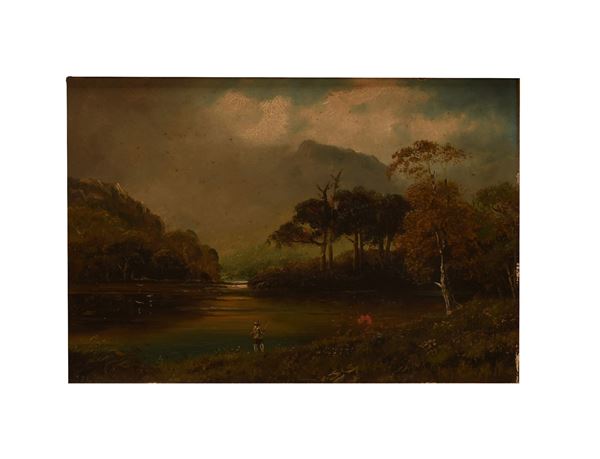 W.J. Crampton - Coppia di paesaggi scozzesi