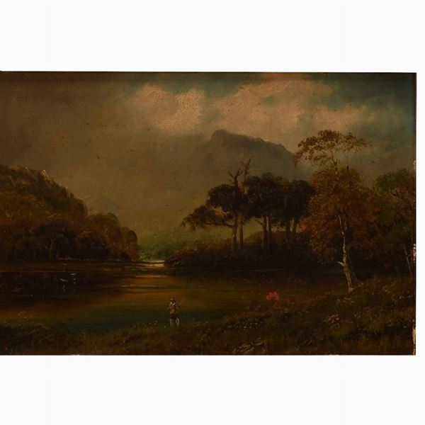 W.J. Crampton - Coppia di paesaggi scozzesi
