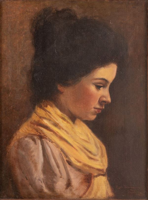 Carlo Brancaccio - Portrait of a young lady 