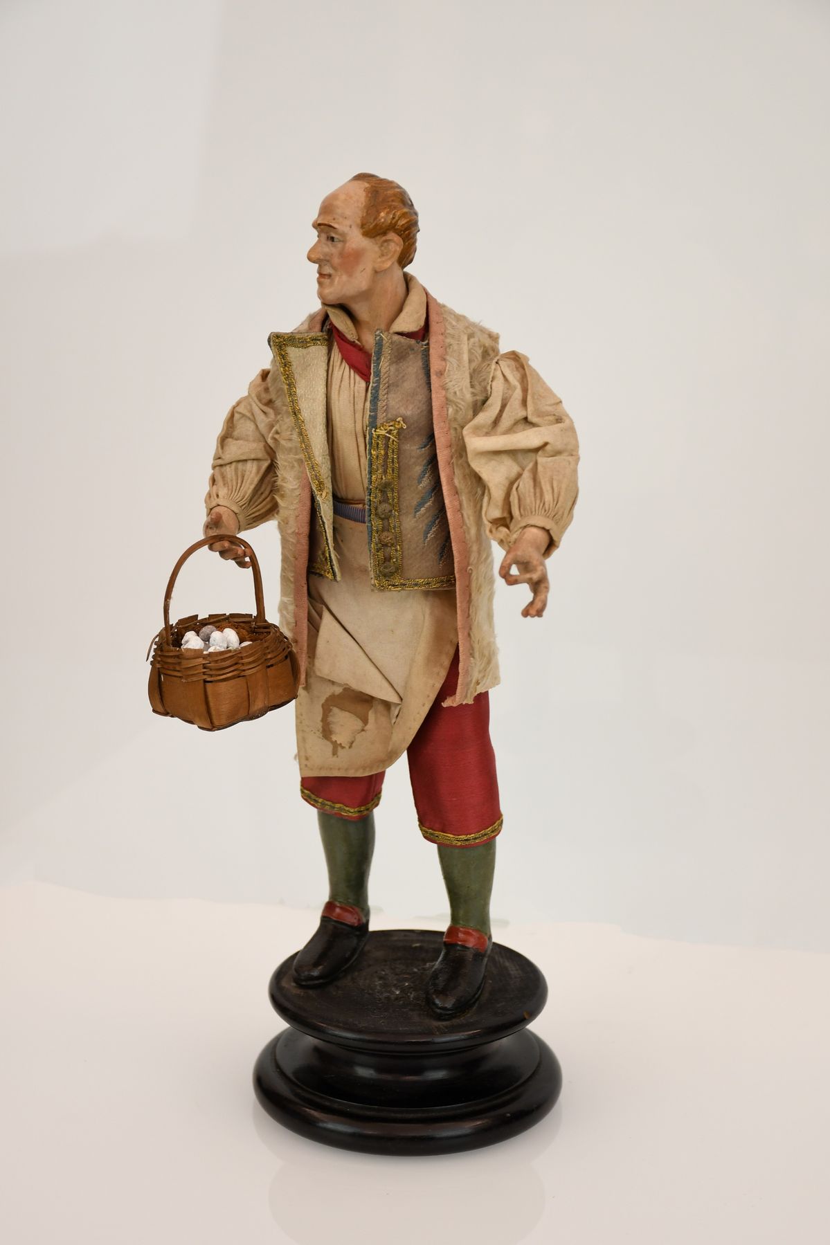 Pastore Napoletano da Presepe. Manifattura Napoletana della Fine del XVIII Secolo.