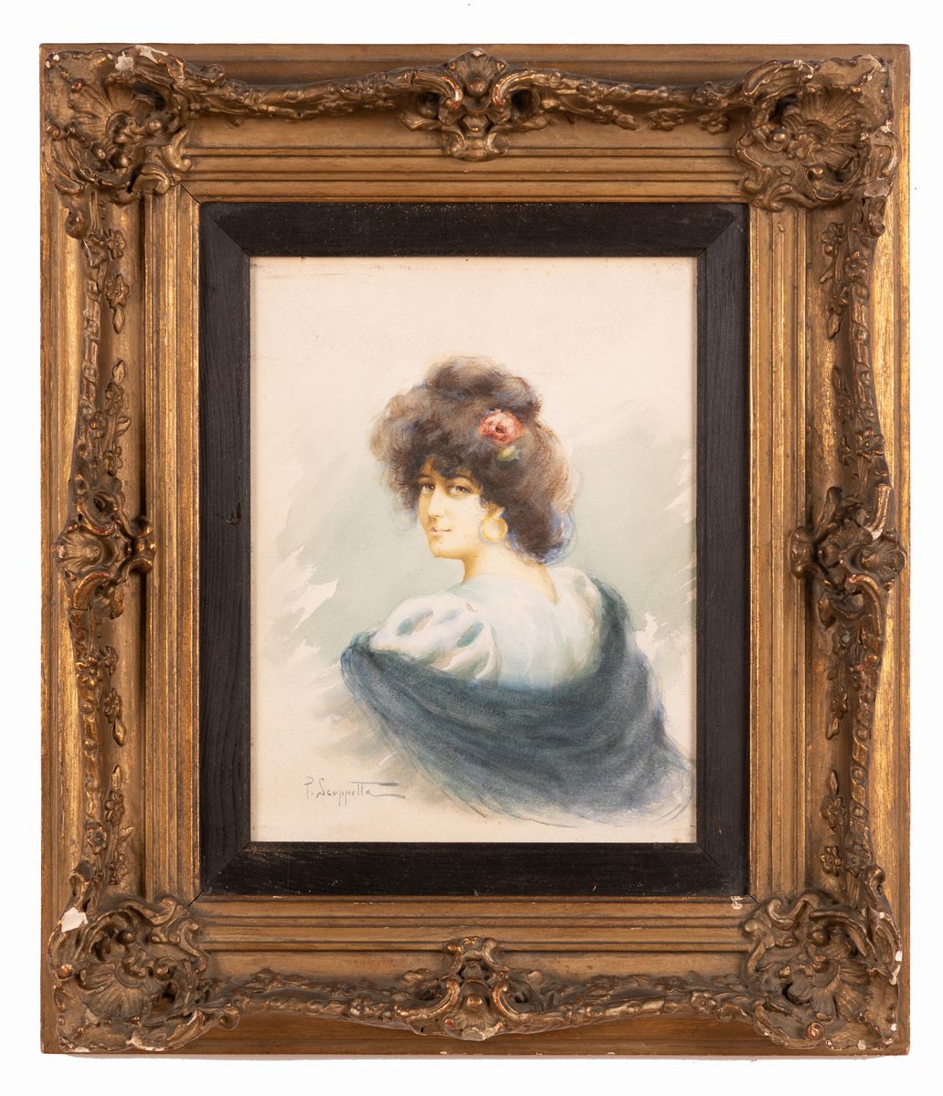 Pietro Scoppetta - Ritratto di Donna