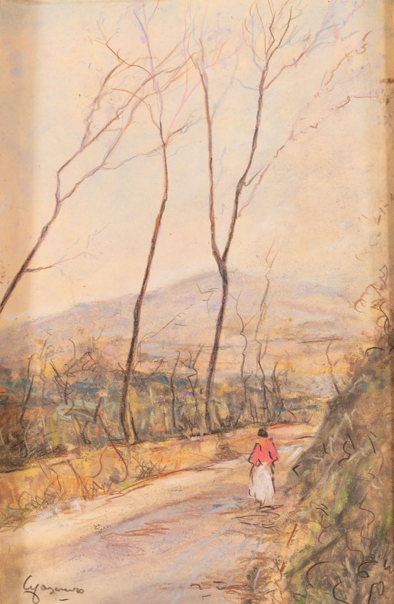 Giuseppe Casciaro - Coppia di Paesaggi