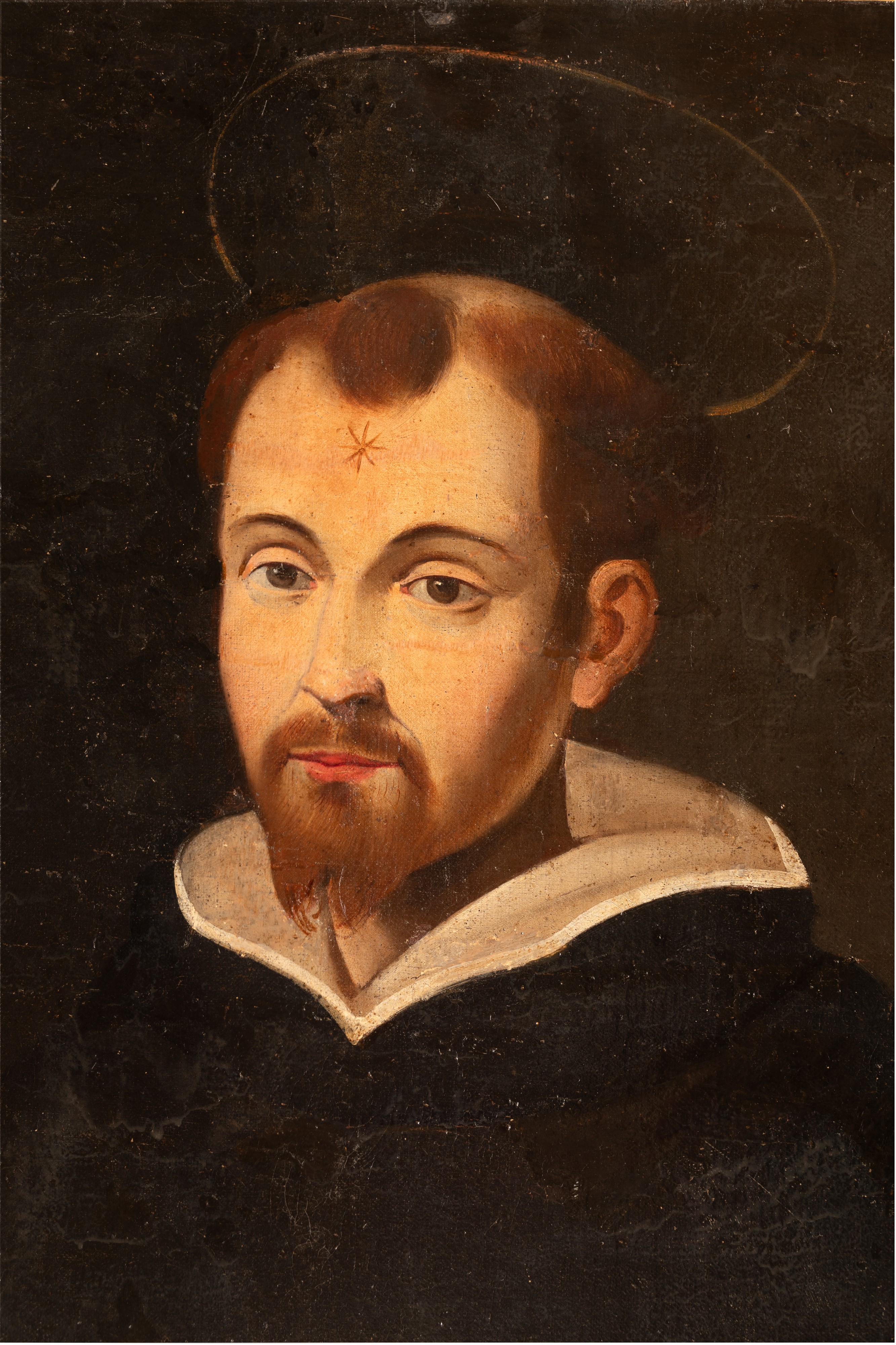 Giulio Cesare Bedeschini - San Domenico di Guzman Stante a Sorreggere il Modello Miniaturistico d...