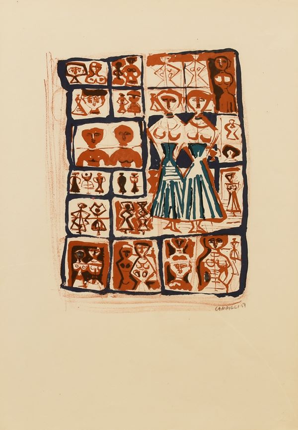 Max Ihlenfeld Massimo Campigli - Senza Titolo
