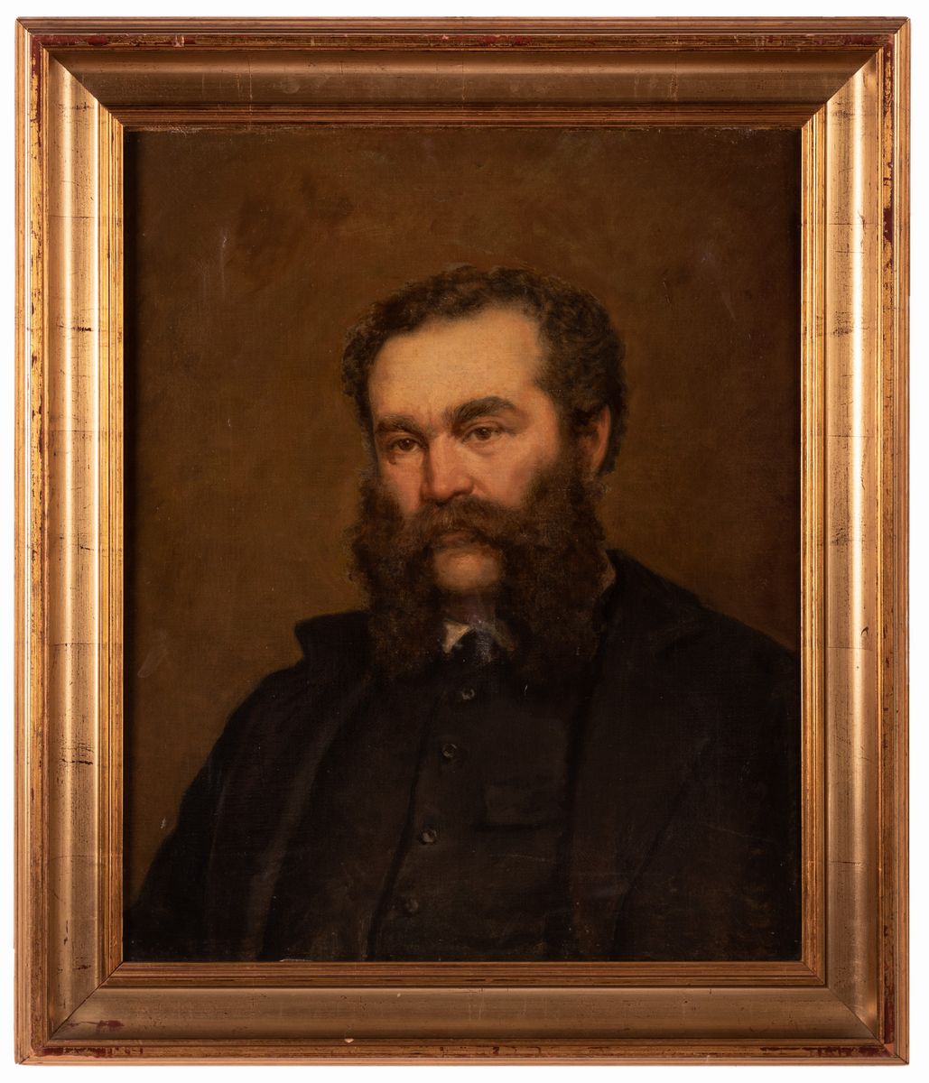 Scuola Francese del XIX Secolo - Ritratto di Edouard le Gué 1872