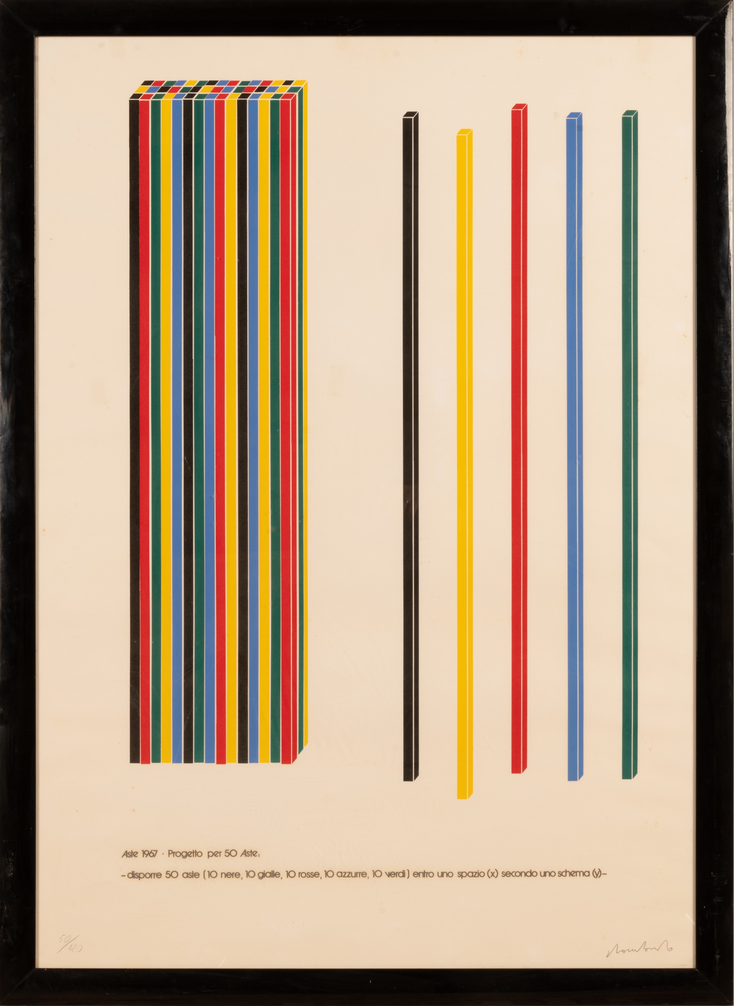 Aste 1967 - Progetto per 50 aste