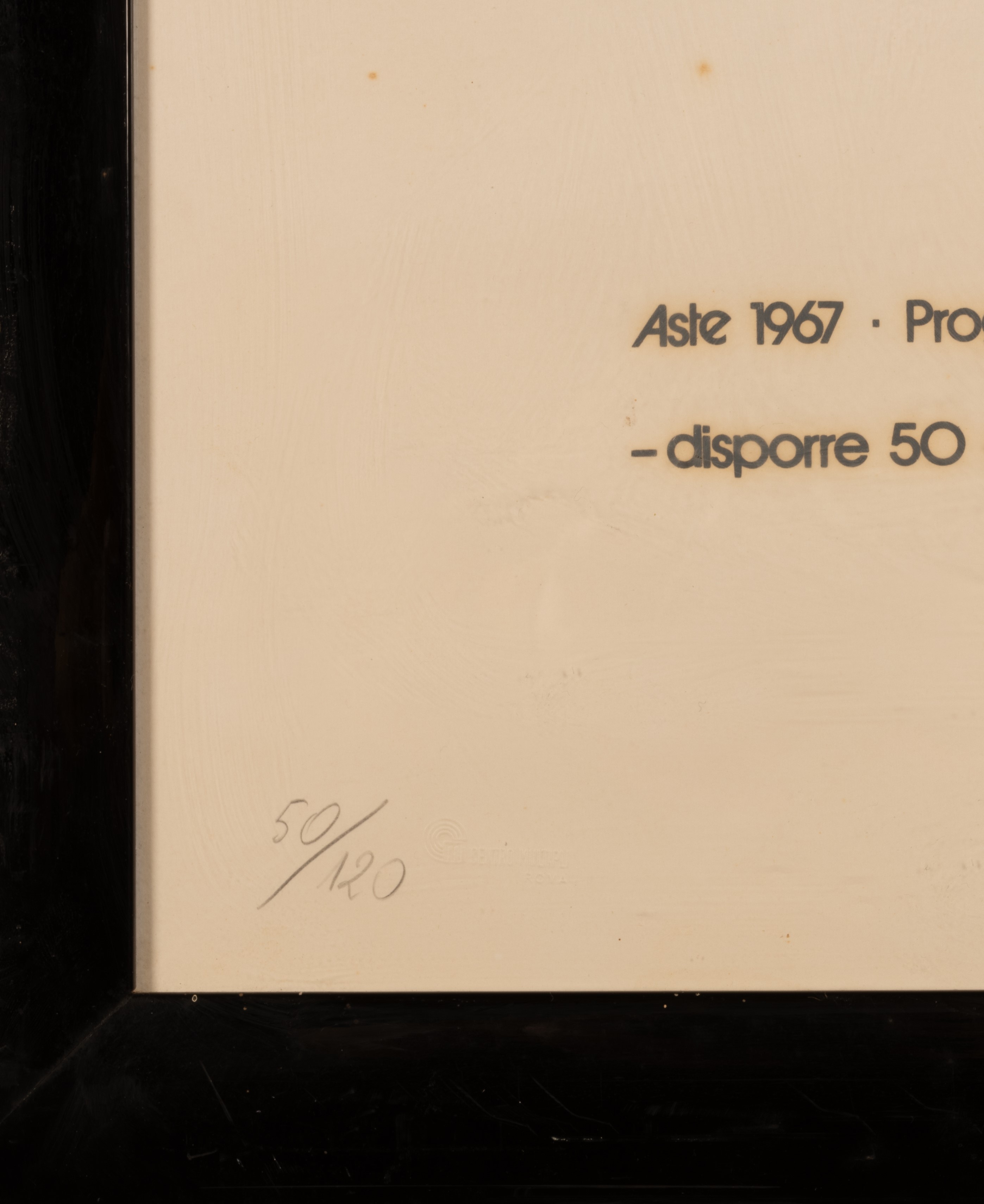 Aste 1967 - Progetto per 50 aste