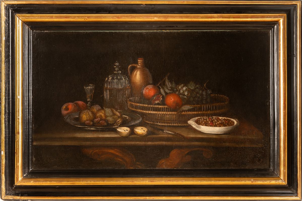 Francisco De Zurbaràn - Natura Morta di Frutta e Oggetti