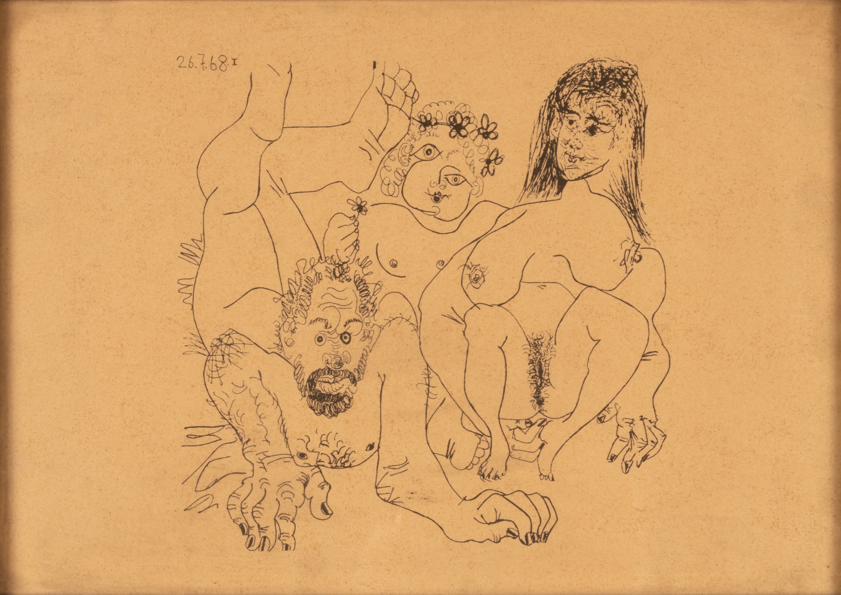 Pablo Picasso - Lotto di Sei Incisioni Erotiche da Suite 347