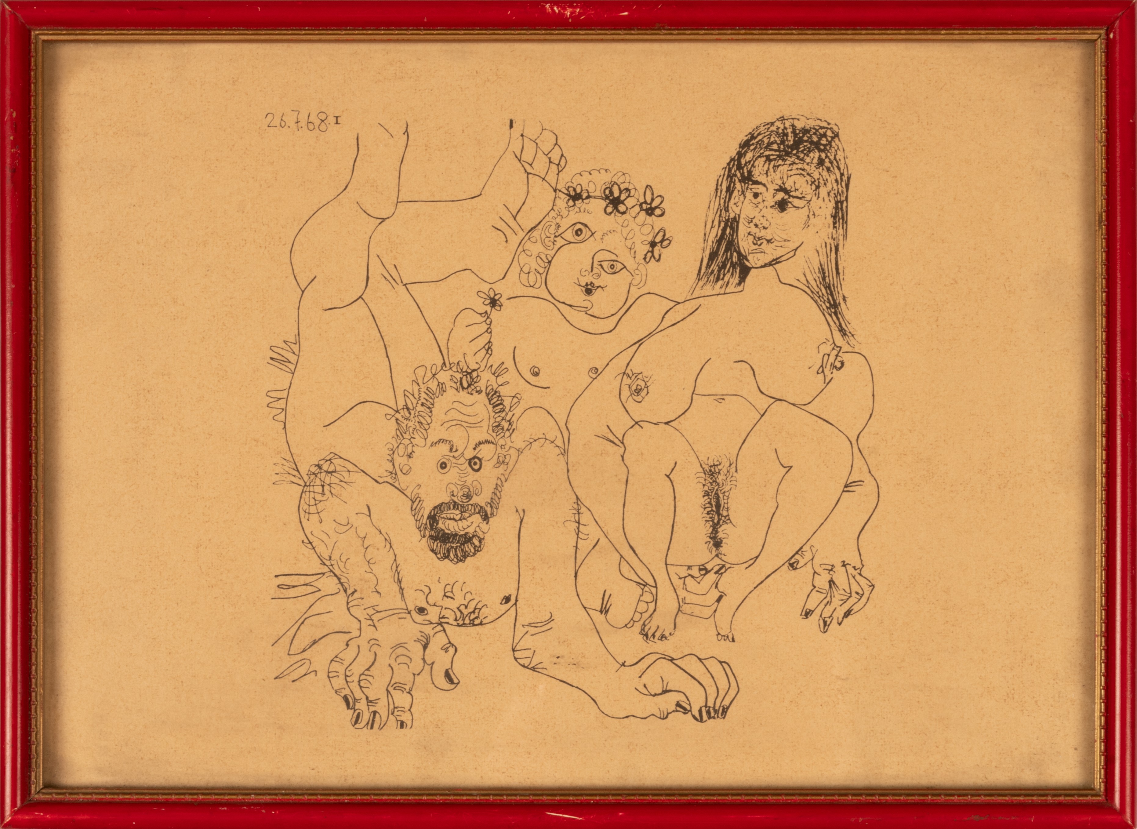 Pablo Picasso - Lotto di Sei Incisioni Erotiche da Suite 347
