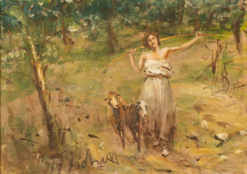 Francesco Paolo Michetti - Il Ritorno della Pastora