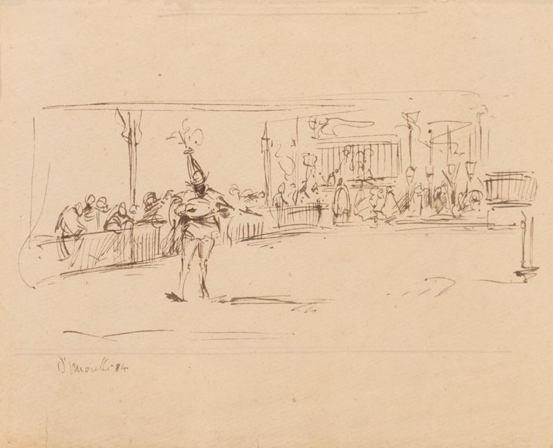 Domenico Morelli - Il Cantastorie