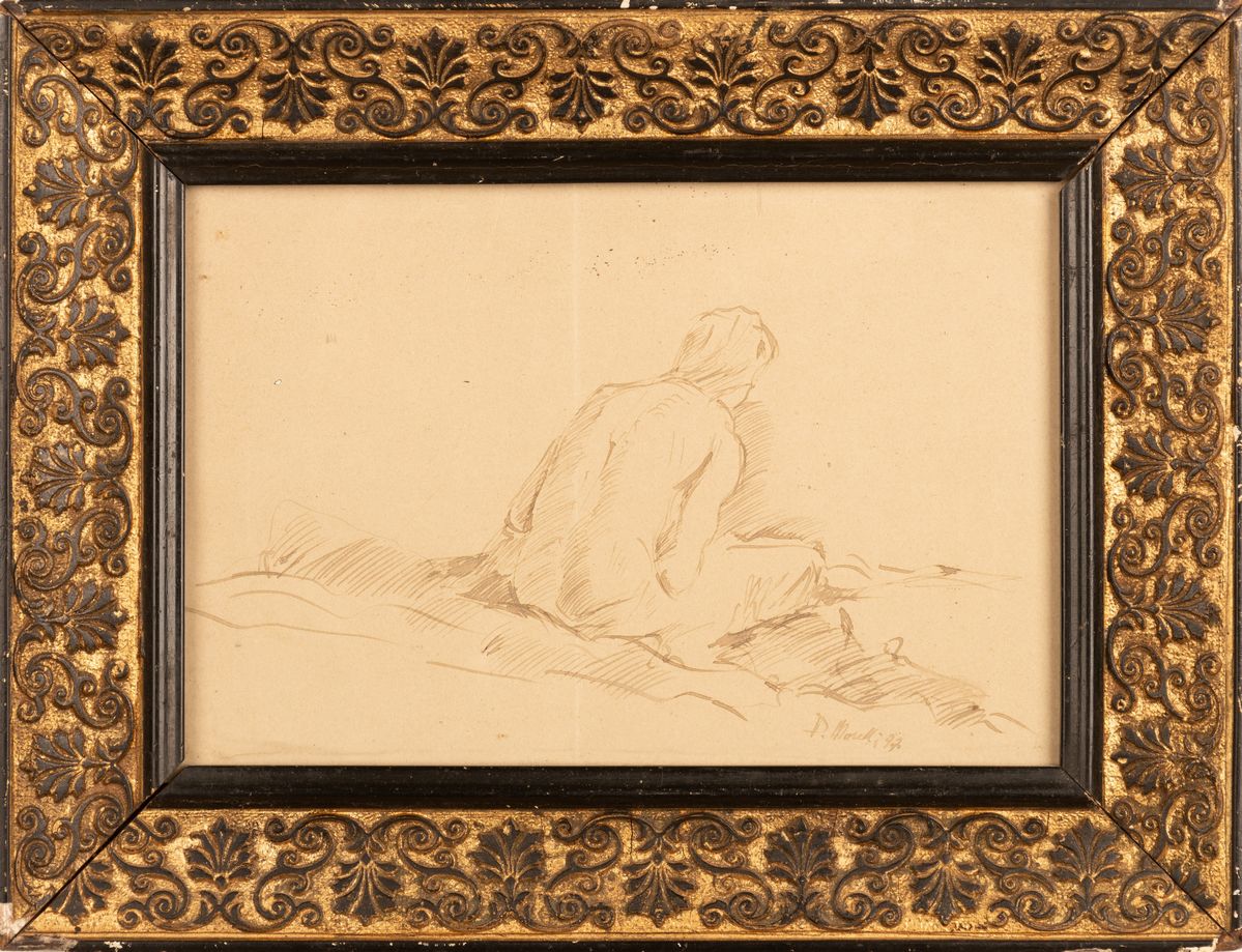 Domenico Morelli - Prefica di Spalle