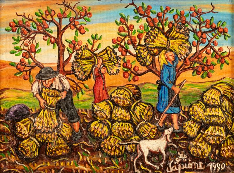 La raccolta del grano