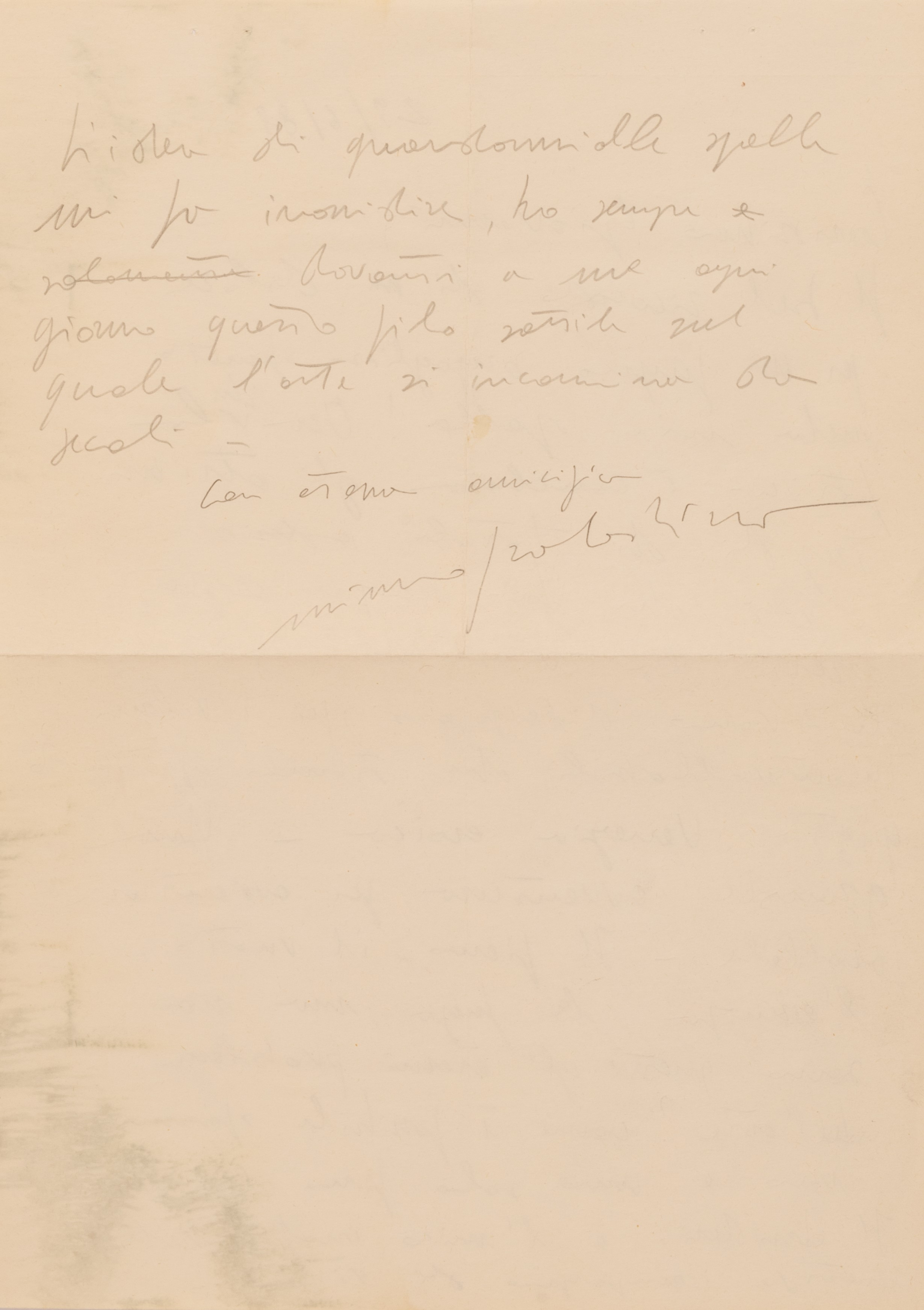 Lettera a Giovanni Carandente