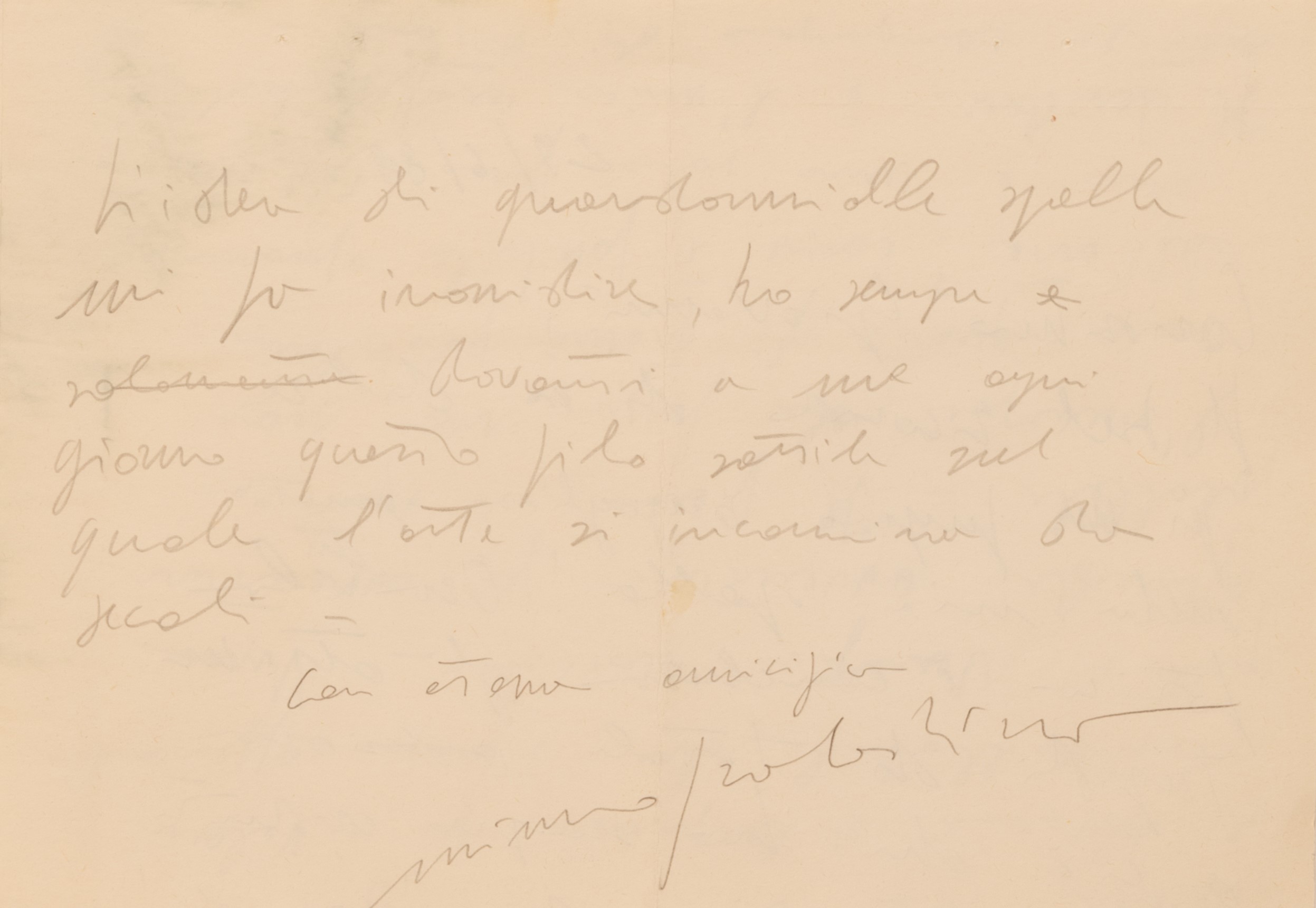 Lettera a Giovanni Carandente