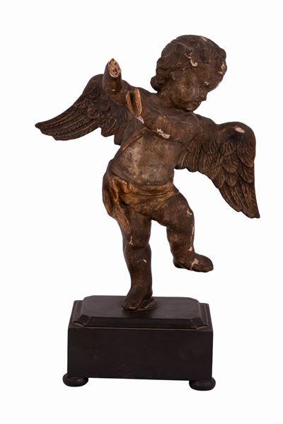 Scultura Raffigurante Angelo