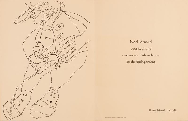 Biglietto di auguri Noel Arnaud.